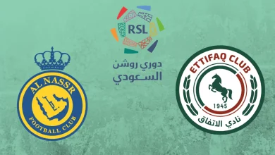 القنوات الناقلة لمباراة النصر والاتفاق